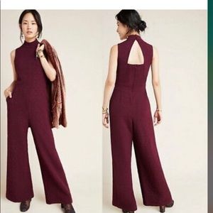 Beautiful maroon jumpsuit